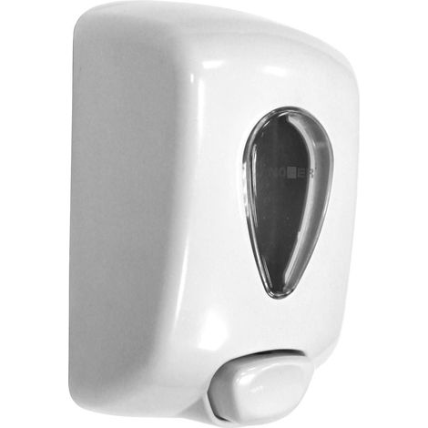 Dosificador de jabón líquido manual de 1000 mL CLASSIC - NOFER Acabado: Blanco (1/2)
