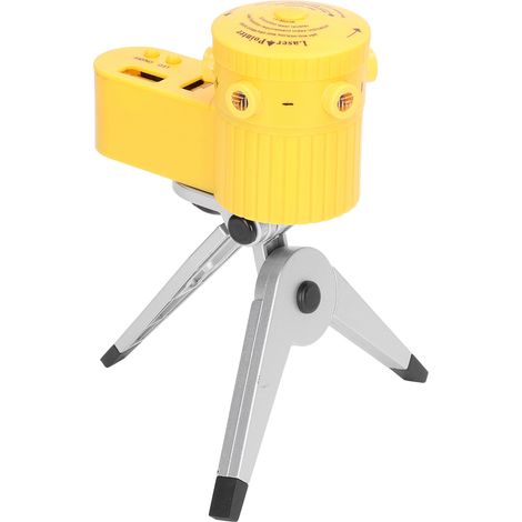 Niveau laser de haute précision, outil de nivellement multifonctionnel et léger avec trépied et indicateur LED (1/5)