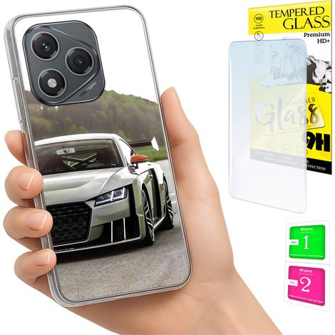 Funda para Honor 400 Lite con foto, cubierta trasera y cristal 9H. (1/5)