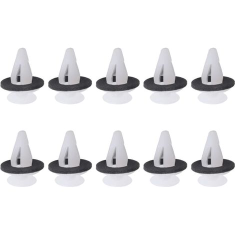 10x Clips de panel, sujetadores de retención, tarjeta de moldura, puerta, lateral, carrocería, coche (1/4)