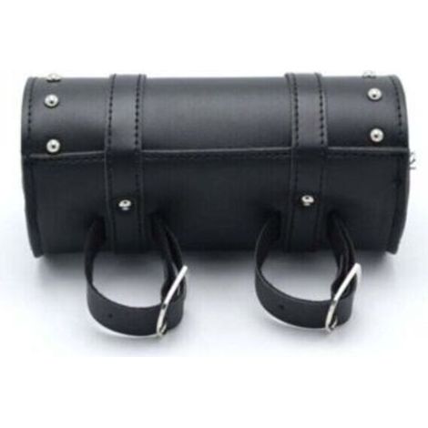 Sacoches Cavalières pour Motos,Sac à Outils en Cuir Moto,Universelle Sacoches Cavalières pour Moto,Cuir Noir Trousse Outils Moto,avec 2 Sangles De Fixation, s'adapte à La Plupart des Motos (1/5)