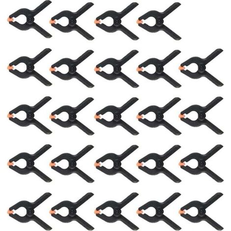 24X Pinces à Ressort, XU, Colle en Plastique pour une Utilisation Universelle , Atelier, Photographie ou ModéLisme - KZQ (1/4)