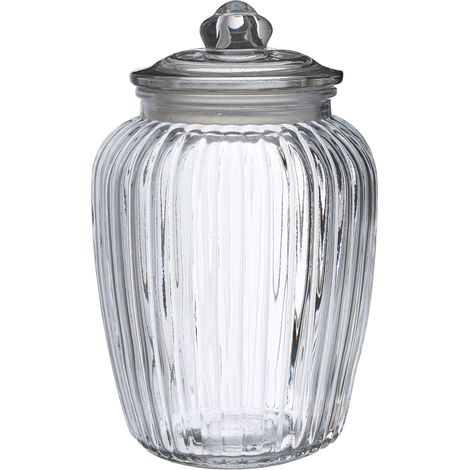 Premier Housewares Vintage Design Glass Storage Jar - 2280ml (1/5)