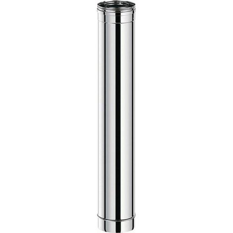 TDI Conduit concentrique en acier inoxydable polycombustible Inox longueur 100 cm Ø80-125 - à l'unité