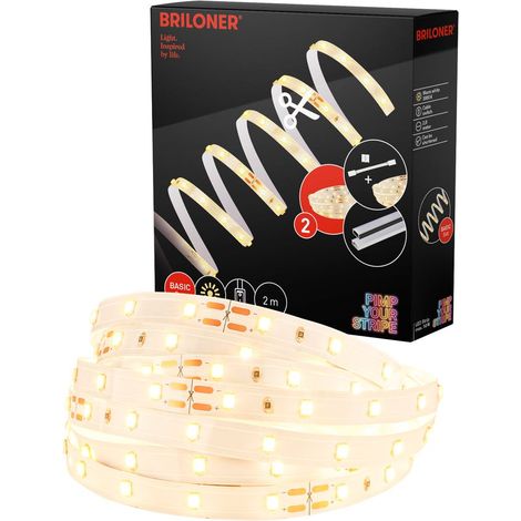 Pimp Your Stripe Starterset LED Strip 2m, Warmweiß, An/Aus