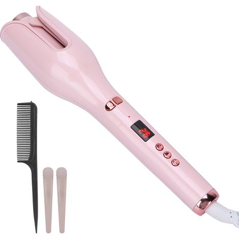Fer à friser automatique rotatif en forme de rose, portable, avec prise 110-240 V. (1/5)