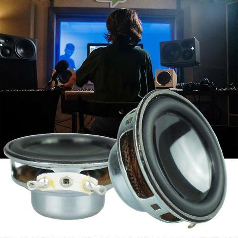 2 haut-parleurs 40 mm 4 ohms 5 W avec amplificateur de son et côtés en caoutchouc (1/4)