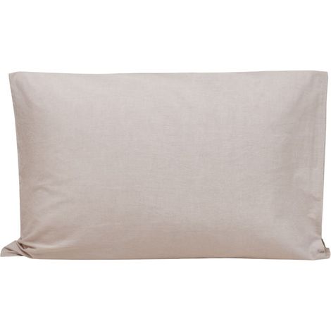 Lot de 2 taies d'oreiller 50x75 cm MADURA - Beige - LIAM