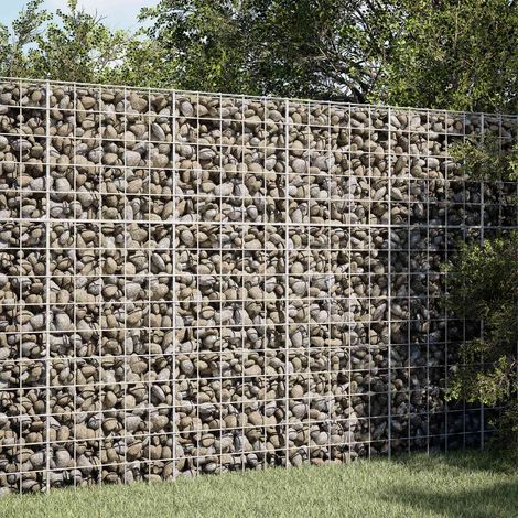 vidaXL Gabion avec fil de 5 mm et maille de 10x10 cm 50x50x150 cm (1/5)