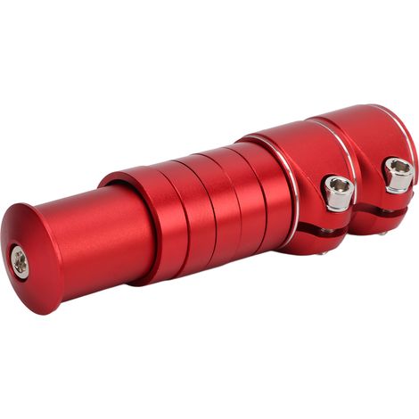 Potence de vélo réglable, confortable et sécurisée, expérience de conduite améliorée, accessoire cycliste pour cyclistes longue distance, rouge (1/5)