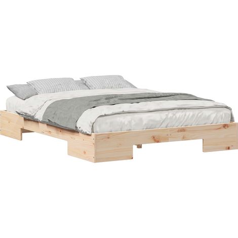 Maison Exclusive - Estructura de cama Marrón 150 x 200 cm