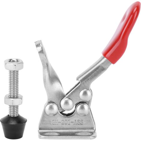 Pince à bascule en acier inoxydable, outil de soudage rapide 27kg/59.5lb HS CH GH‑201‑ASS