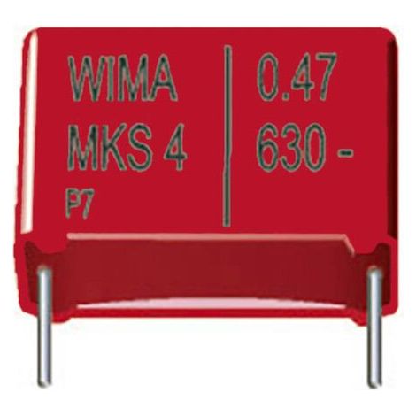 Wima MKS 4 15uF 10% 63V RM 27,5 1 pc(s) Condensateur à film MKS sortie radiale 15 µF 63 V/DC 10 % 27.5 mm (L x l x H) 3 (1/2)