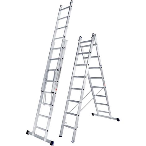 Iller Mehrzweckleiter Eurostars 2x8 Sprossen
