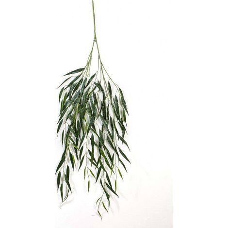 Branche de saule pleureur artificiel H 134 cm 130 feuilles (1/3)