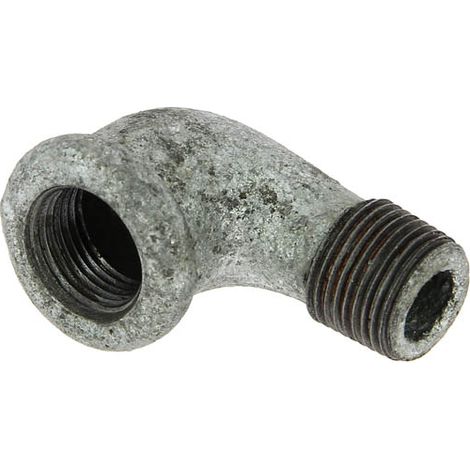 Coude 90° fonte galva Mâle Femelle 3/8
