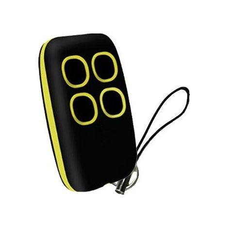 Télécommande universelle 2 canaux jaune à 4 boutons – Copie sans fil 280–900 MHz pour portails, volets roulants, portes de garage et éclairage – Compatible multi-fréquences yun (1/3)