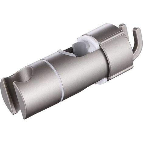 (Grey) Adjustable Chrome Shower Head Holder, Diameter 16–27mm (1/5)