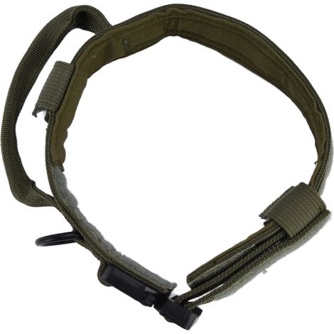 Zug-Hundehalsband mit Schnalle, Nylon, Eisen, Trainings- und Jagdhalsband, Haustierzubehör für Outdoor-Aktivitäten, Grün M (1/5)
