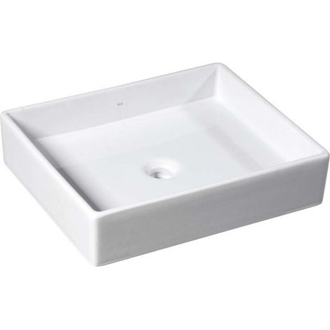 Sapho Isvea Purity - Lavabo sobre encimera, 50x42 cm, blanco 10PL66050