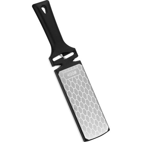 Piastra diamantata bifacciale 5 in 1 per affilare lame, elettrodomestici da cucina e per uso esterno - Crezuo