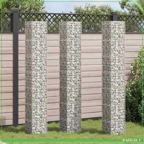 Lits surélevés gabion - FAFEICY - 151251 - 3 pcs - 30x30x200 cm - Fer 3,5 mm (1/5)