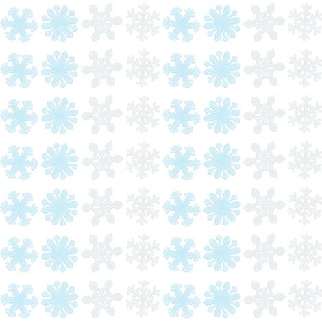 Stickers muraux fluorescents en plastique motif flocons de (1/5)