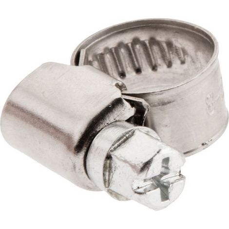 Pince À Vis Sans Fin - 10-16 mm - Largeur Bande 9 mm - Acier Galvanisé - Type W2