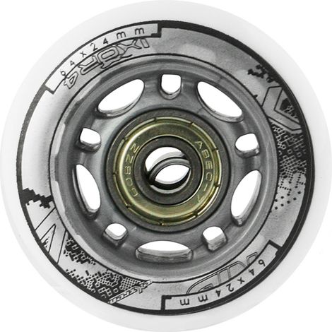 PU 64x24 82A bianco (4 pz.) + abec-7 (8 pz.) set nils extreme