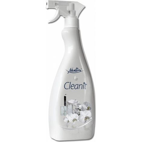 Novellini – Détergent pour carrelage CLEANIT – Nettoyage efficace salle de bain – Enlève calcaire sans agression – Protection verre effet Water slide