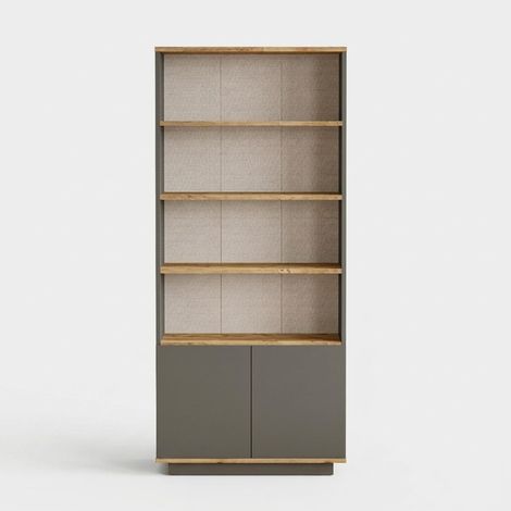 Moderne Bücherregale mit Türen und Regalböden Vedan