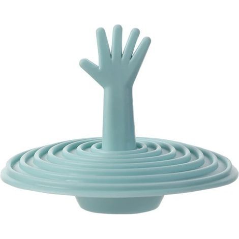 Bouchon de vidange en silicone salle de bain couvercle de vidange de sol évier de cuisine déodorant bouchon d'étanchéité anti-insectes couvercle rond universel bleu