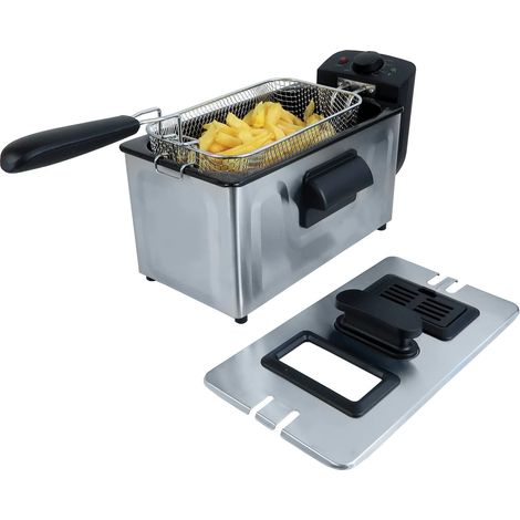 Igenix Deep Fat Fryer with Basket, 3 Litre - IGTB1030SS (1/4)
