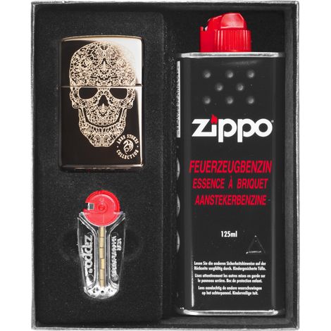 Set regalo ZIPPO con teschio di Anne Stokes n. 1 (1/3)