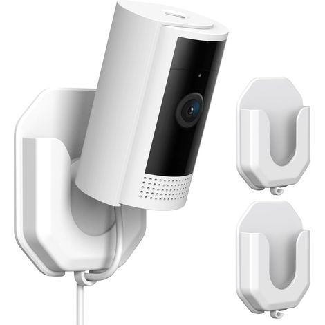 Soporte adhesivo de pared para Ring Indoor Cam, no requiere perforación soporte de montaje resistente y duradero para Ring Indoor Cam, Indoor Cam Plus, Blink Mini 2K+ y Outdoor 4 paquete de 2 unidades