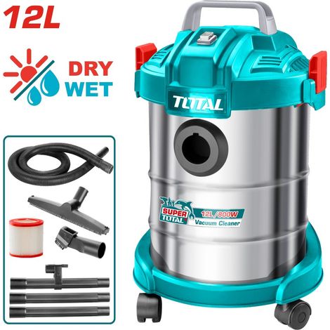 Bidone aspiratutto compatto da 12L con motore da 800W