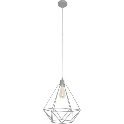 Helam KARO Plafonnier Wire Frame Gris 35cm