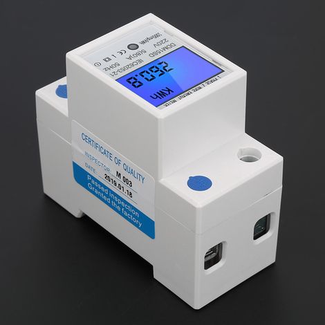 5-80A DDM15SD LCD-Digitalanzeige mit Hintergrundbeleuchtung, einphasiger elektronischer Energiezähler (kWh) (1/5)