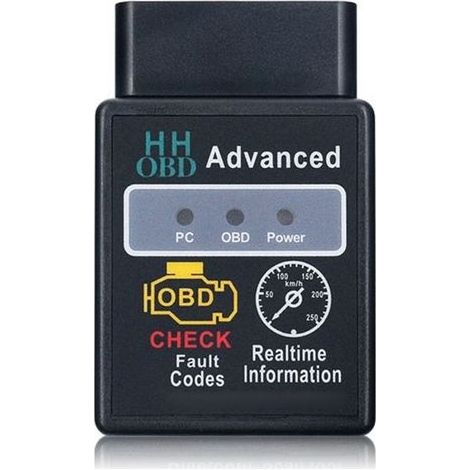 HH OBD ELM327 V2.1 Bluetooth OBD2 OBDII CAN BUS – strumento di diagnostica automobilistica, scanner motore, adattatore interfaccia (1/5)