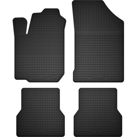 Gummifußmatten, 4er-Set, universell passend für: Peugeot 108 Schrägheck (ab 2014)