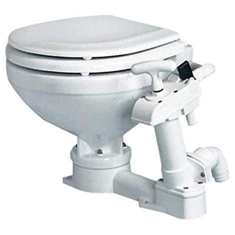 1 Wc Manuel Compact Siège En Bois Pour Bateau
