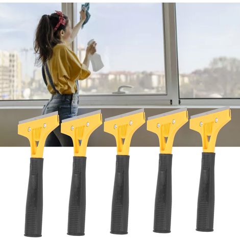 Grattoir de nettoyage multifonctionnel, outil portable pour le nettoyage du verre et du carrelage. (1/5)