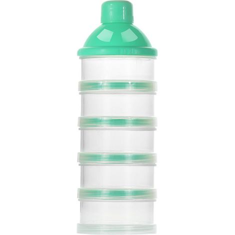 Distributeur de Lait en Poudre Bébé 5 Étages, Récipient de Stockage Empilable Anti-Fuites (1/5)