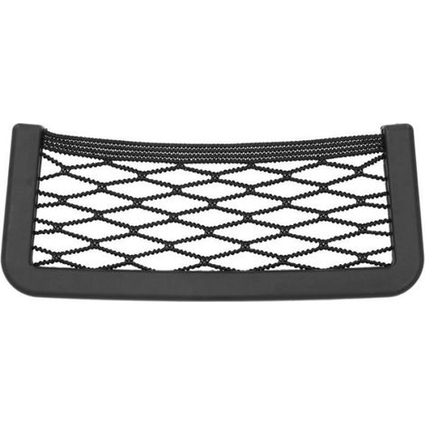 Organisateur de Rangement en Maille pour Voiture - ABS et Nylon - 5,7 x 3,5 x 0,4 Pouces - Fixation Adhésive - 1 Pièce (1/4)