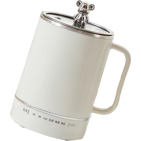 Bouilloire électrique portable en acier inoxydable, petite, pour le bureau, la maison et les voyages (prise australienne 220 V, version intelligente). (1/5)