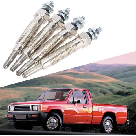 Lot de 4 bougies de préchauffage pour chauffage diesel, compatibles avec Mitsubishi Challenger L200 L300 0250202092