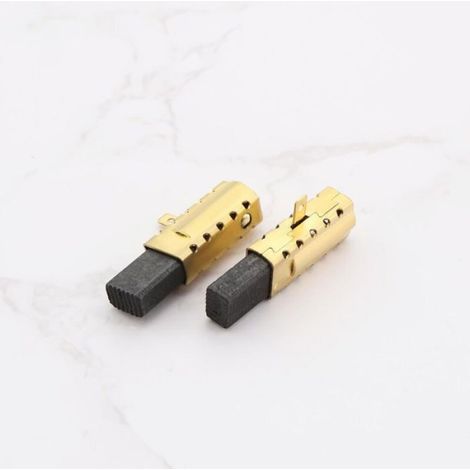 Balais Charbon - 6 x 9 x 21 mm - Pour Perceuse à Percussion Électrique - 5 Paires (1/5)
