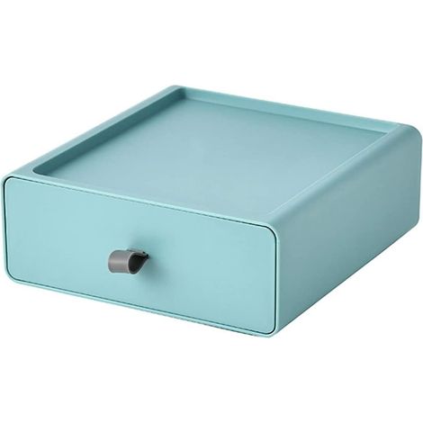 JANMIR-Boîte de rangement de bureau avec tiroir, boîte à bijoux empilable de grande capacité pour divers objets, boîte à bijoux (1/5)