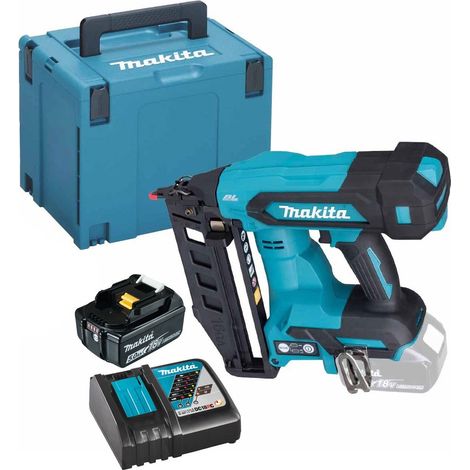 Makita DBN601RT 18v Cordless 2nd Second Fix Straight Finishing Nailer 16g 1X5AH (1/5)