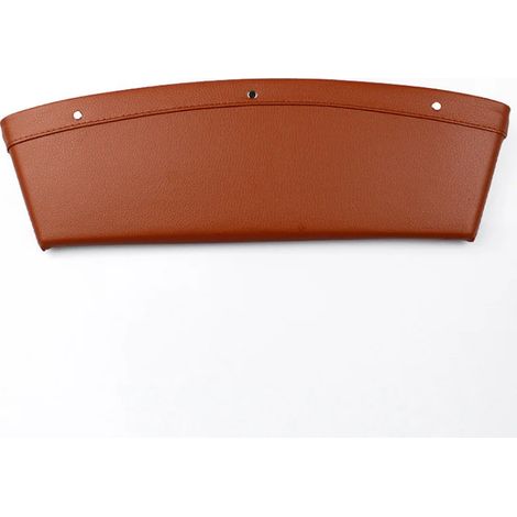 (Universel - F) Combleur d'espace entre le siège avant et le siège auto - Accessoires intérieurs de voiture - Boîte de rangement portable avec porte-gobelet - Cuir PU - Combleur d'espace latéral de co (1/5)
